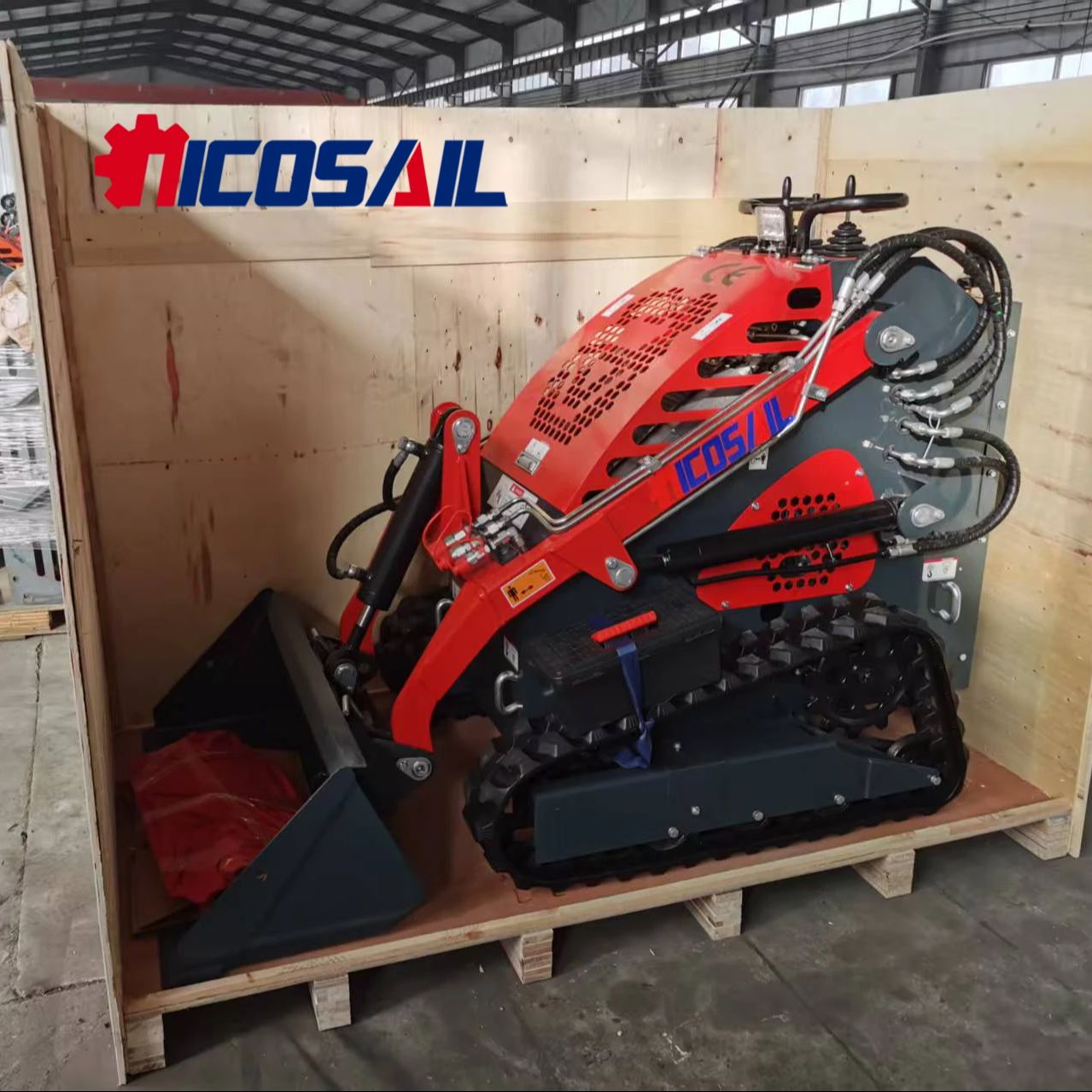 Skid Steer Loader - Cargador chino, pequeño minicargador compacto, minicargador