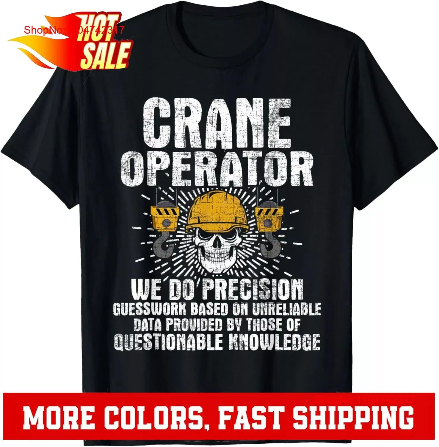 Heavy Equipment Operations - Camiseta de conductor de equipo pesado