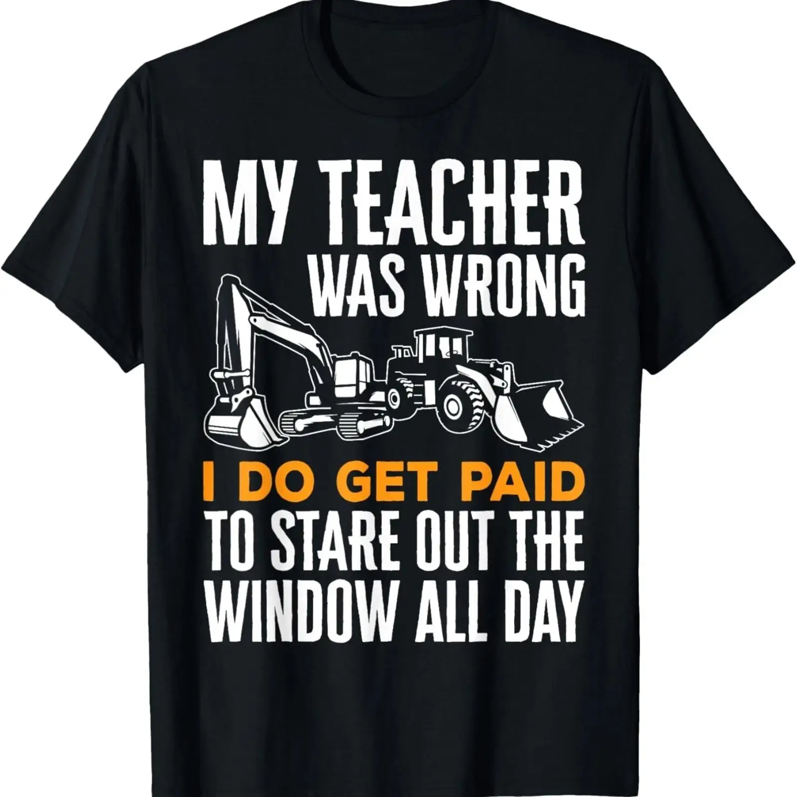 Heavy Equipment Operations - Camiseta con imagen de un operador