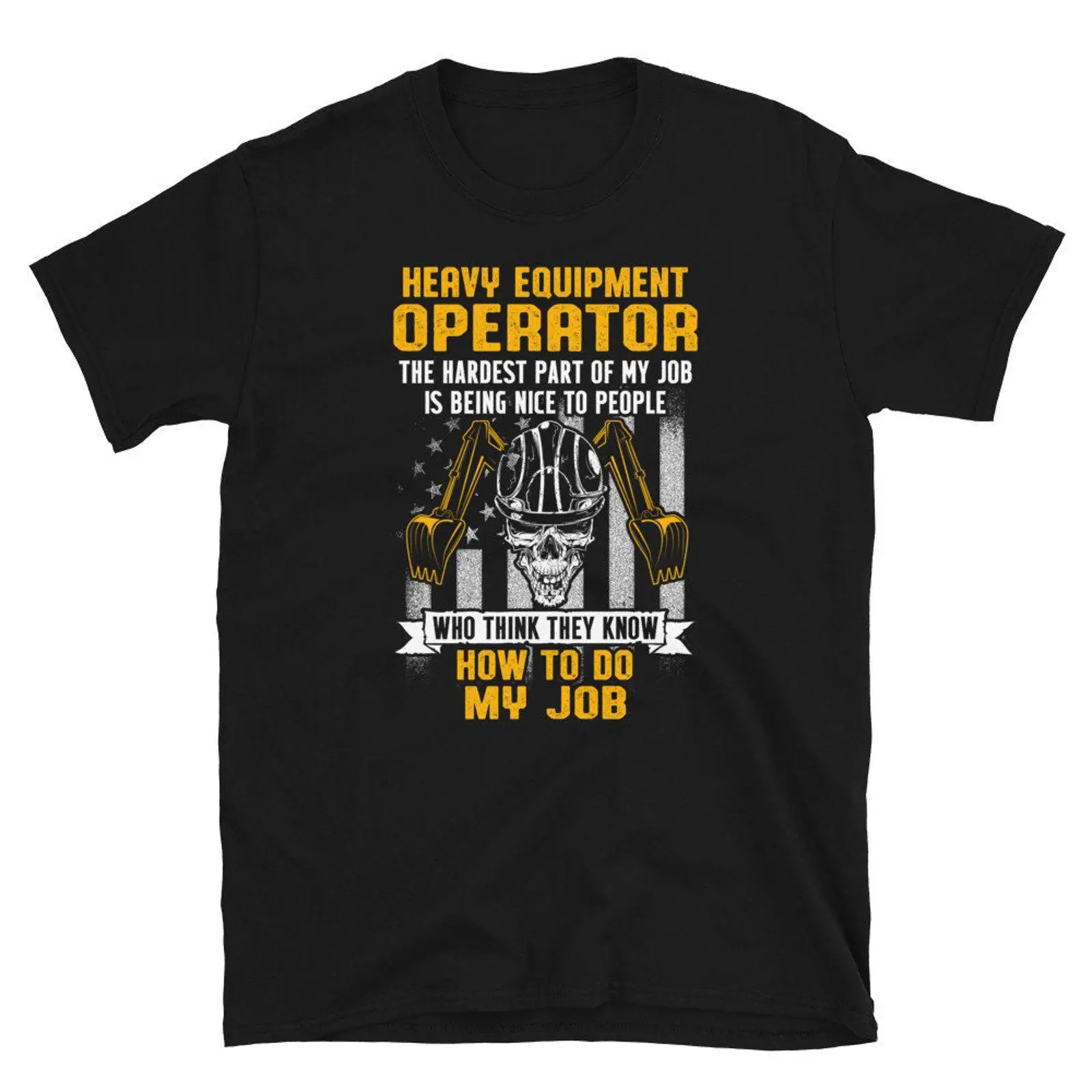 Camiseta con estampado de oper - Heavy Equipment Operations reseña y precio
