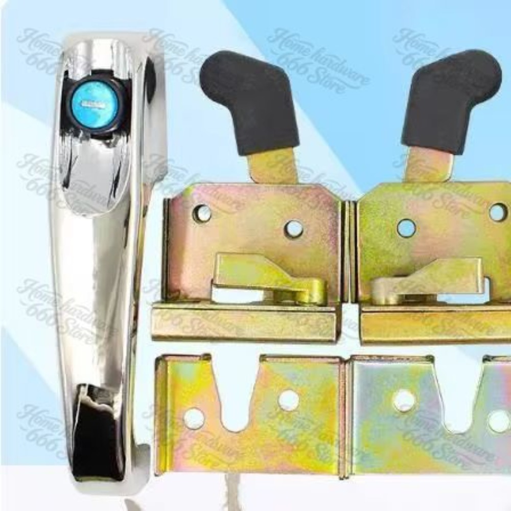 Manija de Puerta Metálica con  - Heavy Equipment Company reseña y precio