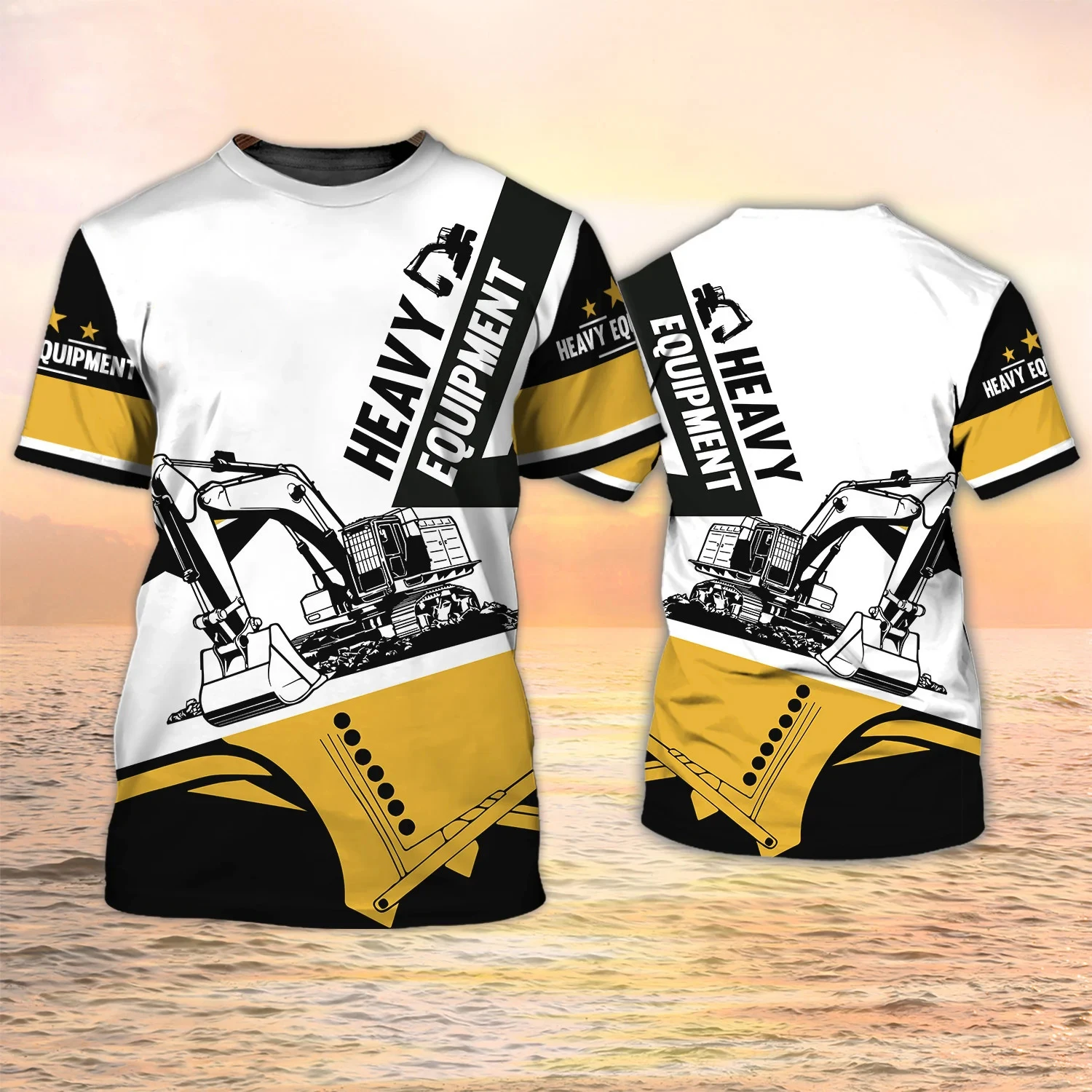 Camisetas de Excavadora con Es - Heavy Equipment Operations reseña y precio
