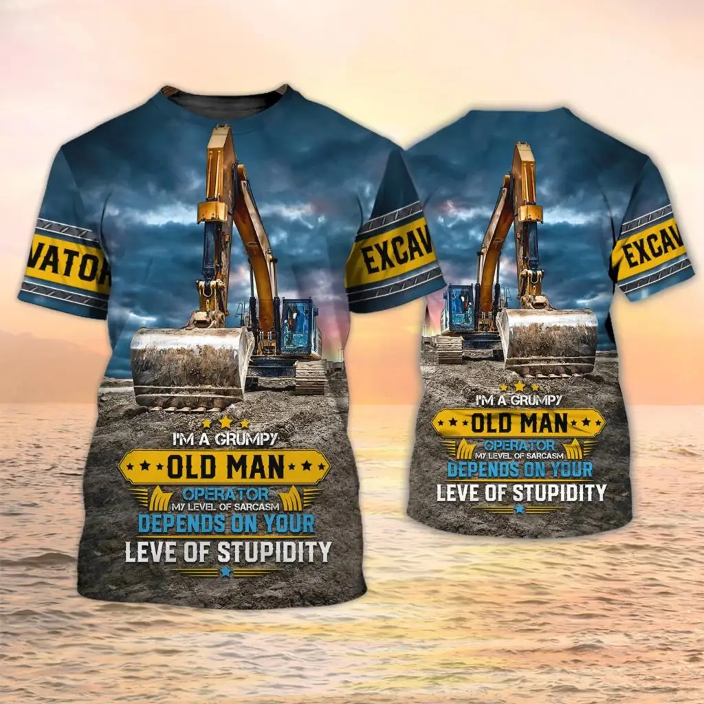 Camisetas de Excavadora con Es - Heavy Equipment Operations reseña y precio
