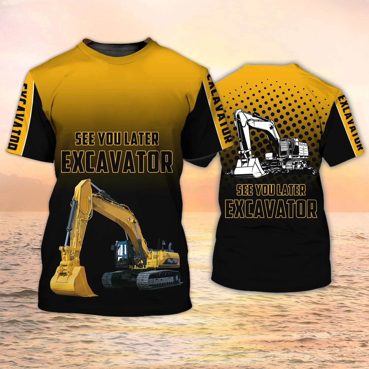 Camisetas de Excavadora con Es - Heavy Equipment Operations reseña y precio