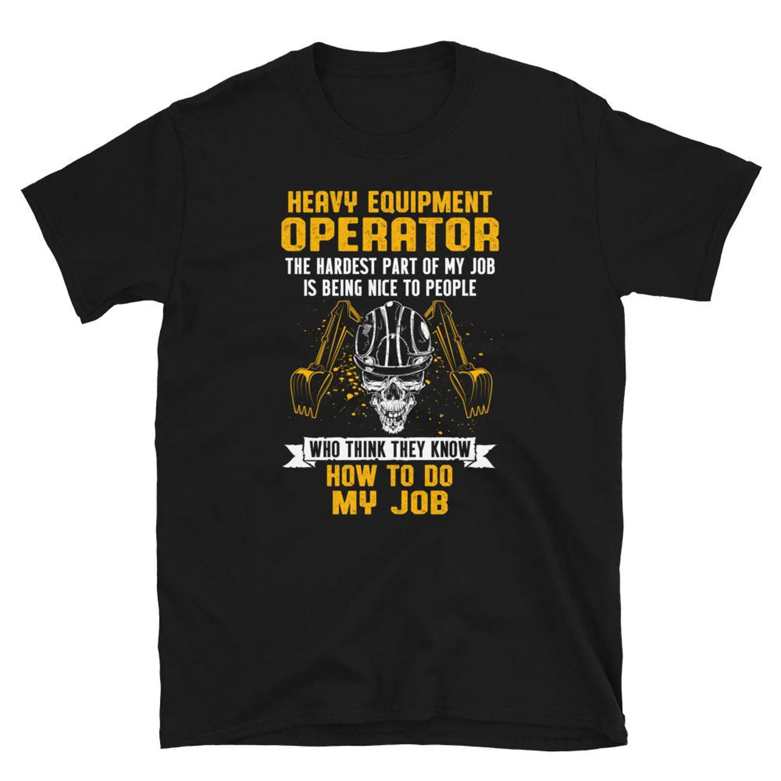 Camiseta para operador de maqu - Heavy Equipment Operations reseña y precio