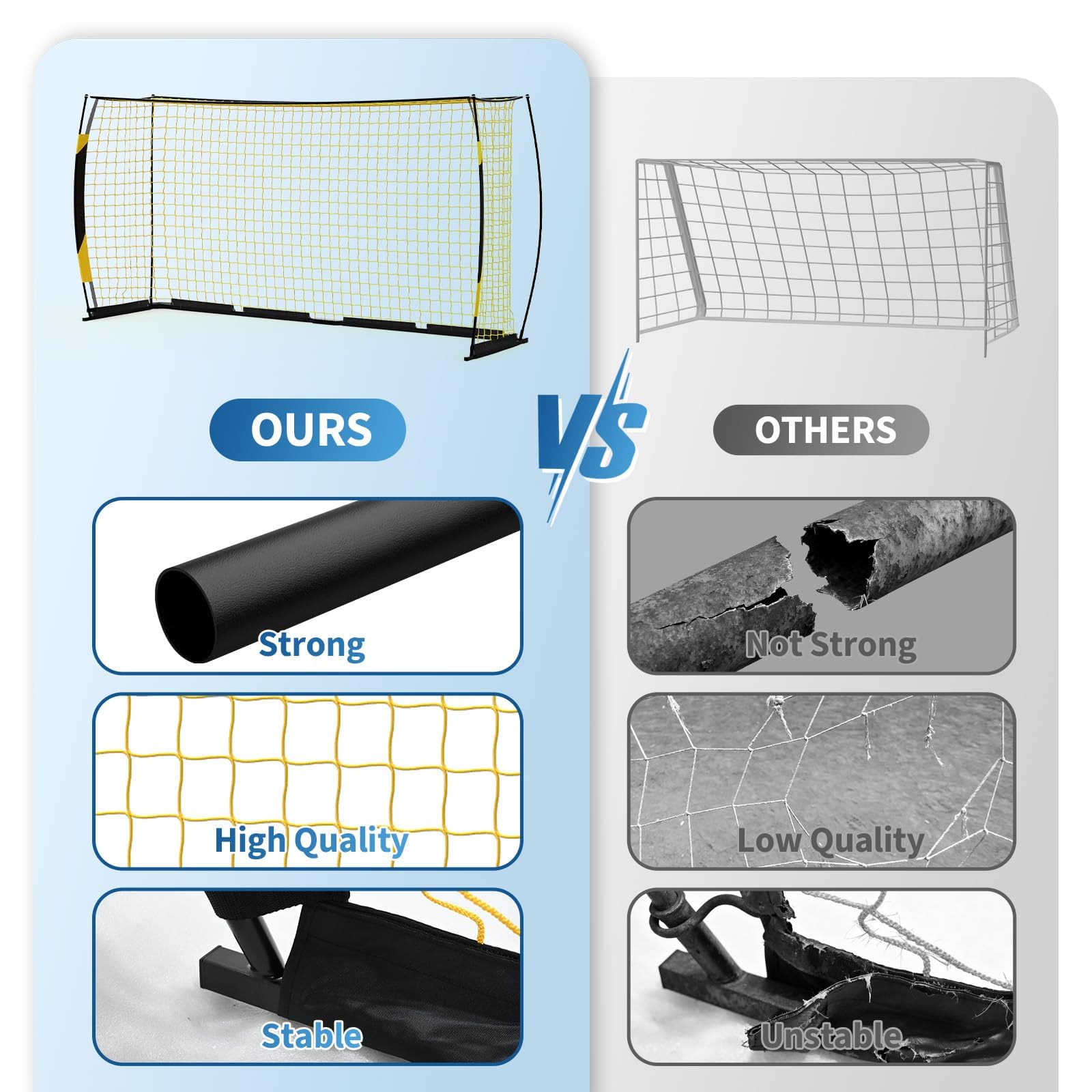Portería de Fútbol Portátil de - Heavy Equipment Company reseña y precio