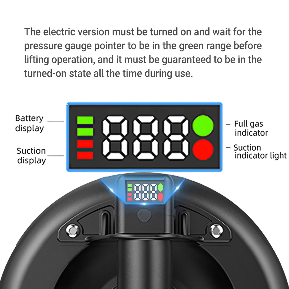 Ventosa Eléctrica Inteligente  - Heavy Equipment Glass reseña y precio