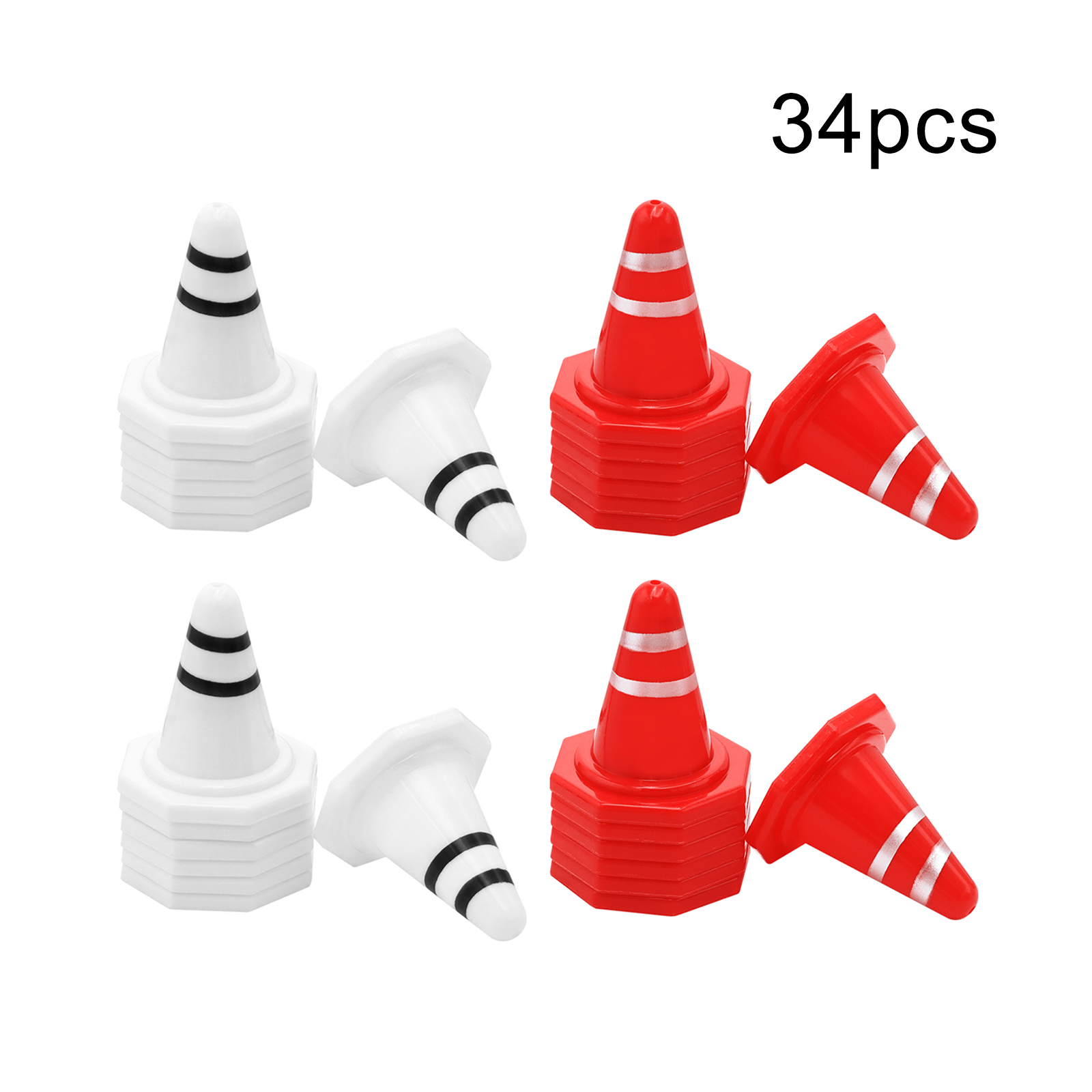 64 Conos de Tráfico de Plástic - Road Traffic Cone reseña y precio